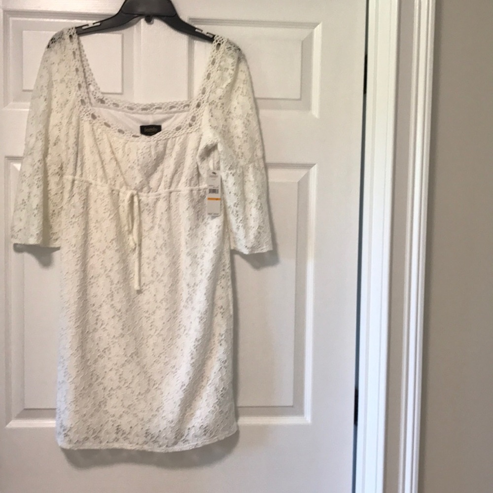 Beautiful eyelet white Chinese Laundry dress